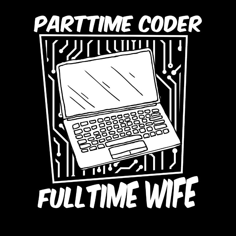 Entwickler Coder Programmierer Gattin