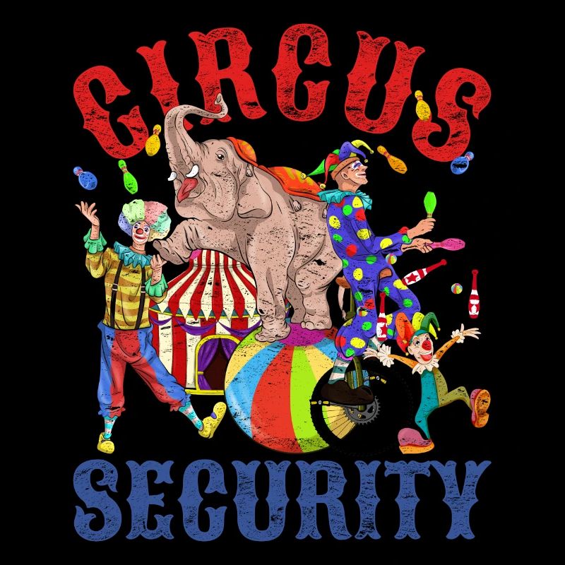 Cirque Sécurité Clown Animal Elephant Gift Circus