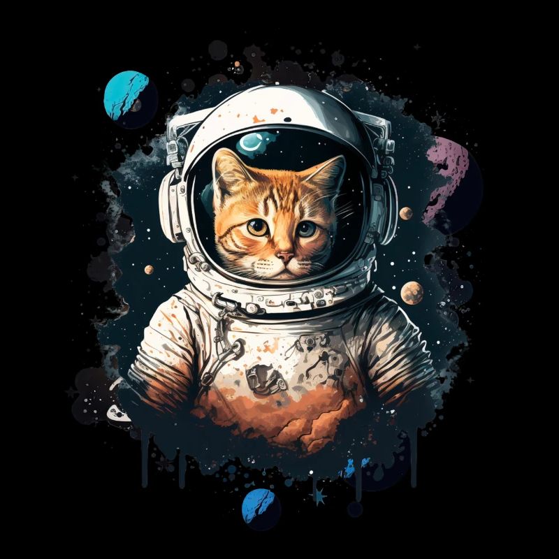 Astronaut Katze