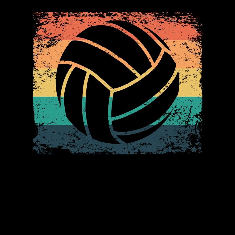 Volleyball Player Retro Beach Volleyball