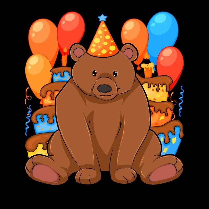 Waldbewohner Tier Geburtstags Party Geschenk Bär