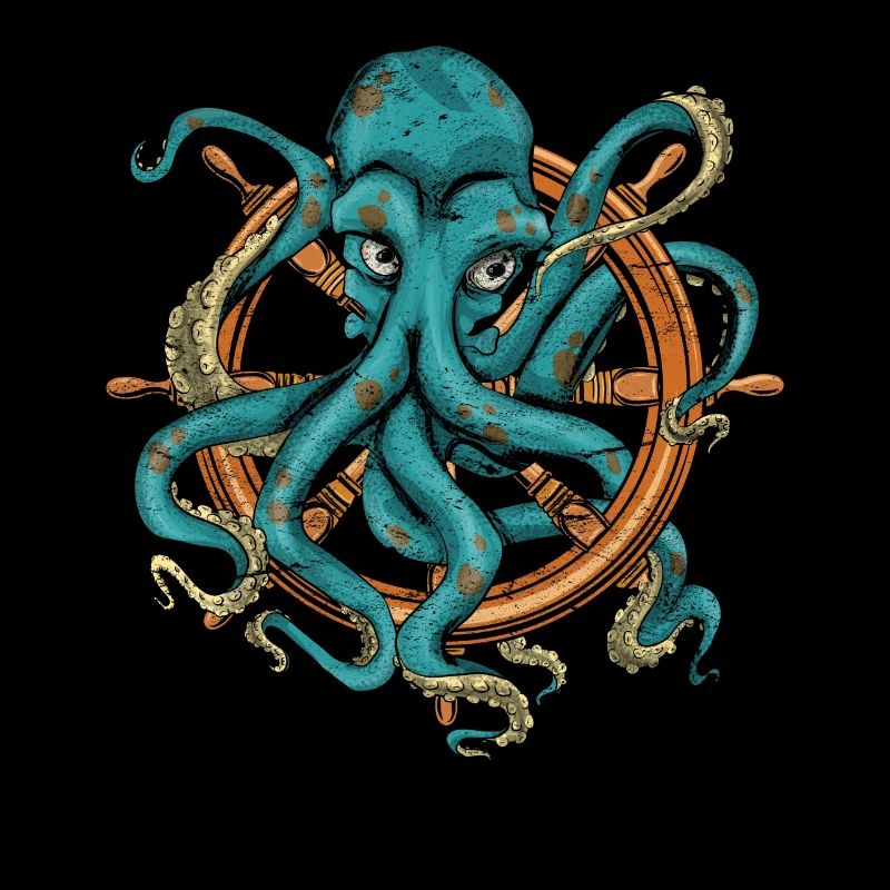 Oktopus Meeresbewohner Ozean Tier Geschenk Kraken