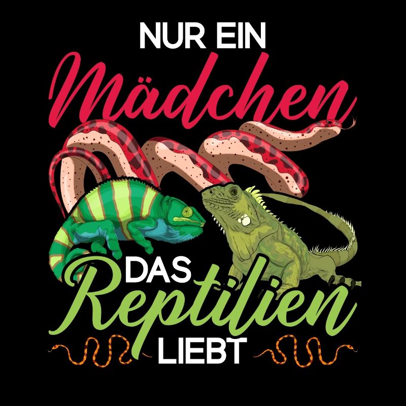 Waran Chamäleon Schlange Mädchen Geschenk Reptil