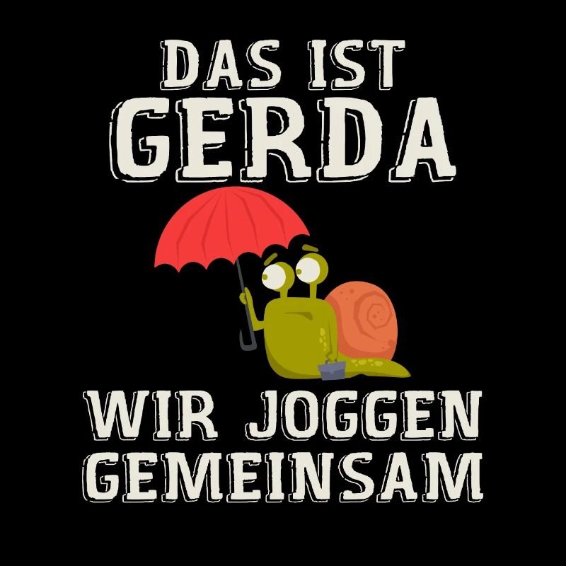 Das Ist Gerda Wir Joggen Gemeinsam