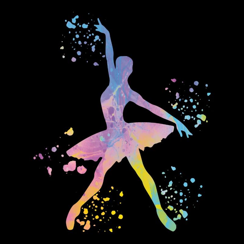 Ballet Dancer Colorsplash Ballerina