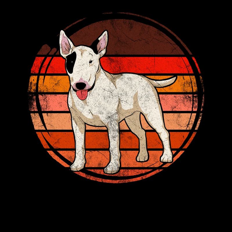 Chiens Retro Bull Terrier