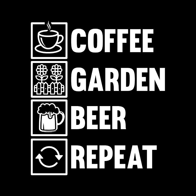 Hobbygärtner Garten Kaffee Gartenbier