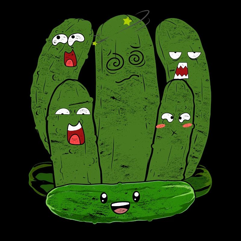 Pickle Vegetable Pickle Funny Gift Cucumber