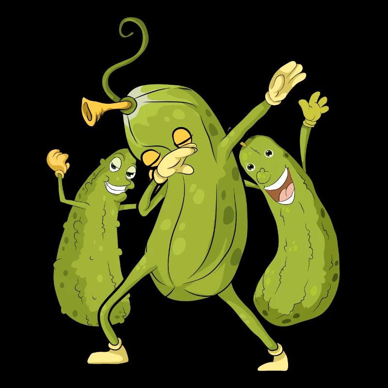 Sour Gherk Cadeau de légumes Dabbing Concombre