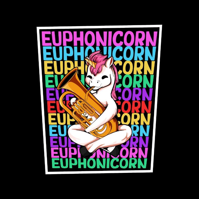 Euphonicorn - Einhorn mit Euphonium