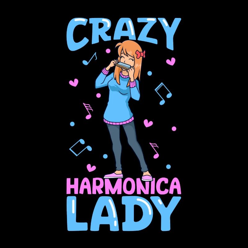 Crazy Harmonica Lady