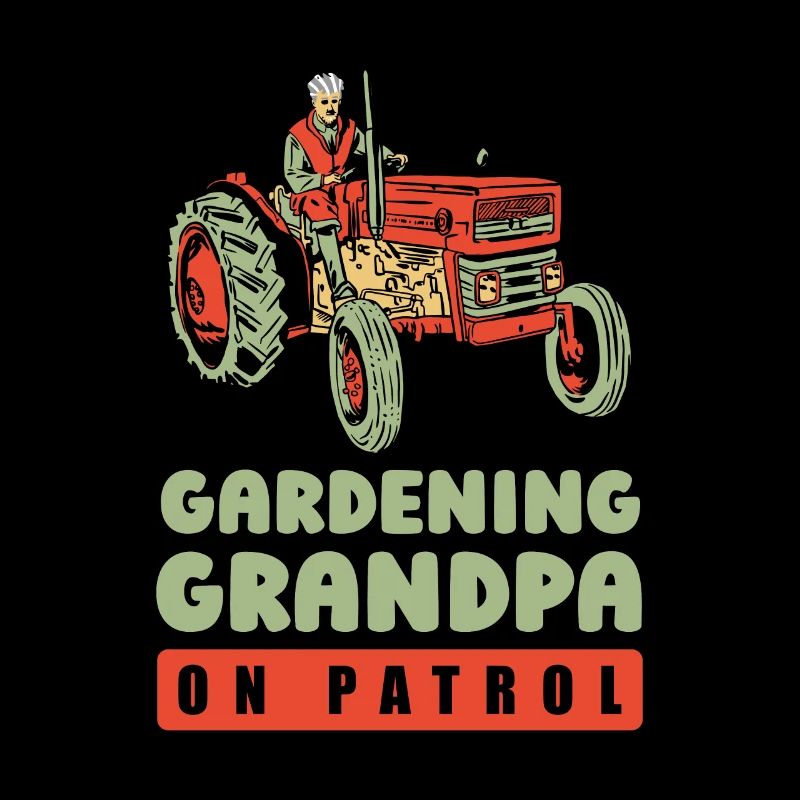 Hobbygärtner Garten Großvater Garten Opa