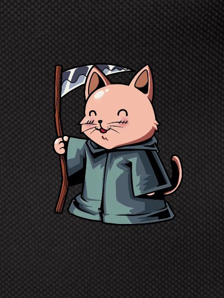 Mignon Chat Grim Reaper