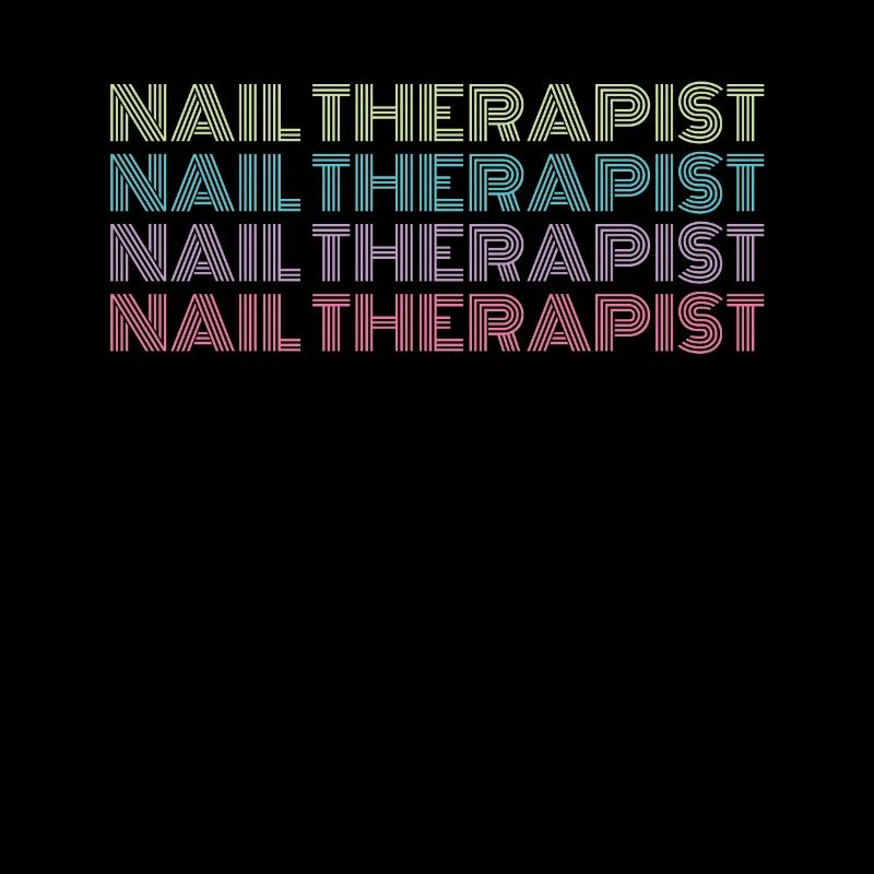 Nail Therapist Funny Nail Art Nail Tech