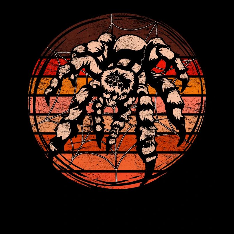 Retro Vogelspinne Arachnide Geschenk Tier Spinne