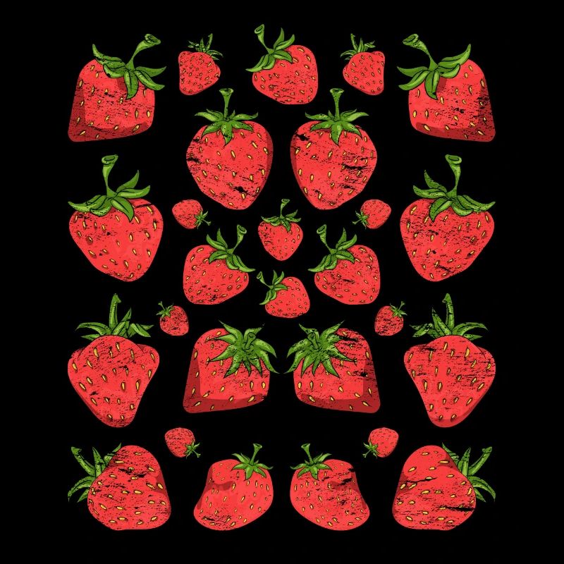 Erdbeeren Rote Beeren Obst Geschenk Erdbeere