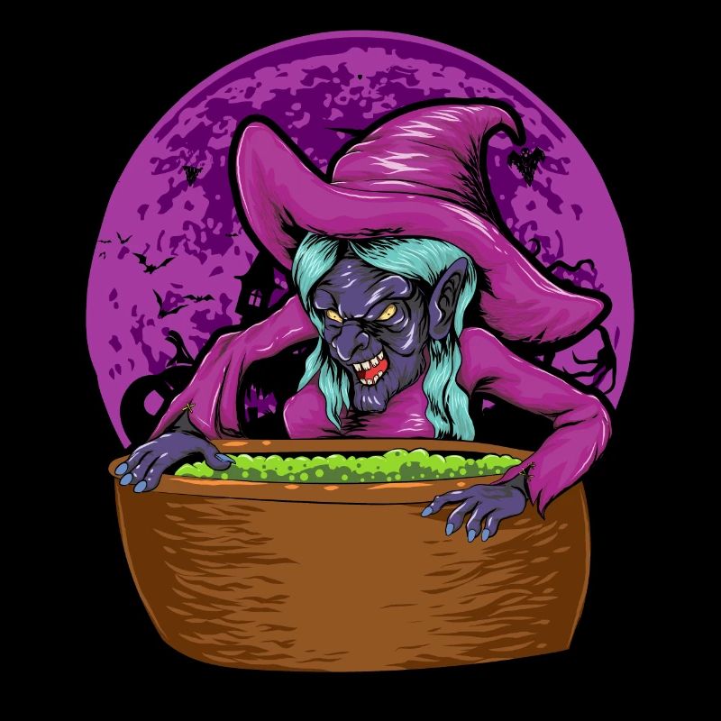 Effrayant Halloween Chapeau de sorcière Cadeau Sorcière
