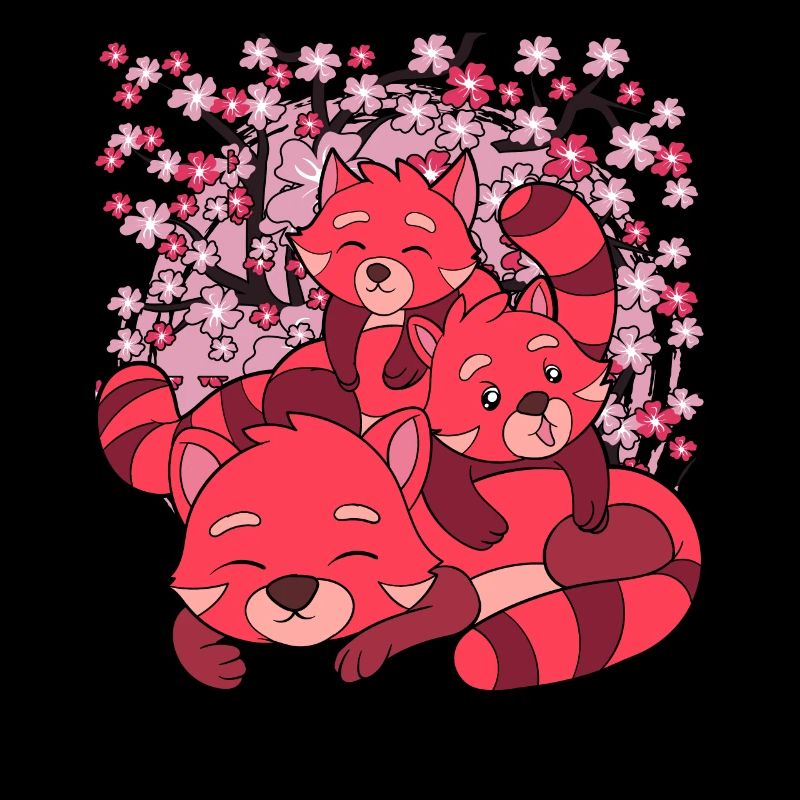 Sakura Zoo Animal Gift Cherry Blossom Red Panda