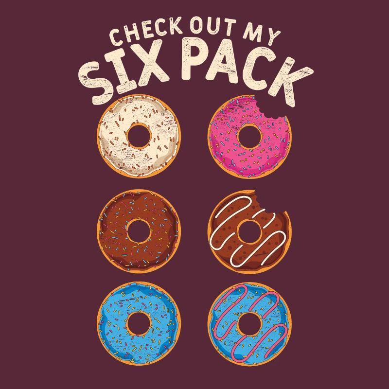 Look at my six-pack Funny Gift Donuts