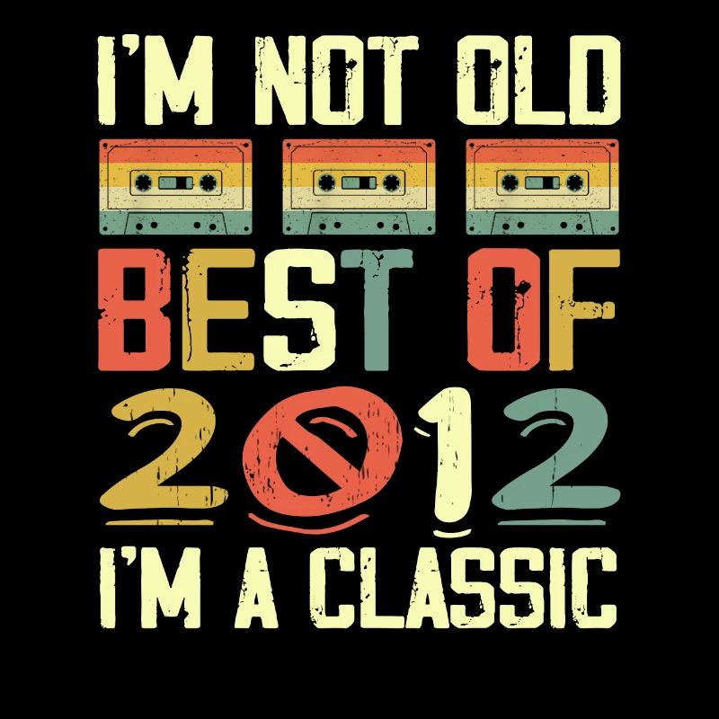 2012 I'm Not Old I'm Classic Vintage 2012 Geburtstag