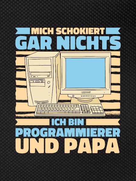 Entwickler Coder Programmierer Vater