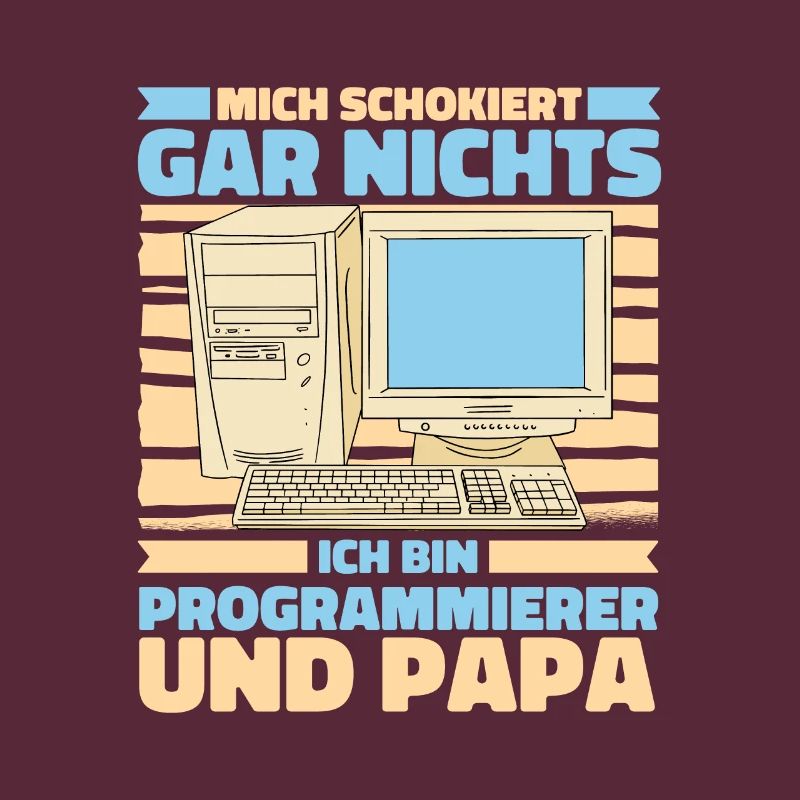 Entwickler Coder Programmierer Vater