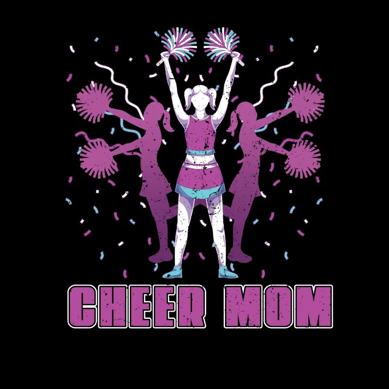 Cheerleader Mama Muttertag Geschenk Cheerleading