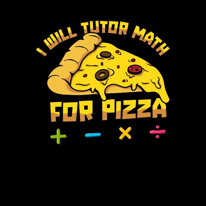 Mathelehrer Mathe Lehrer Pizza