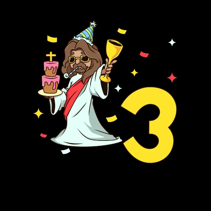 Mit Jesus - Kinder Geburtstag 3 Jahre