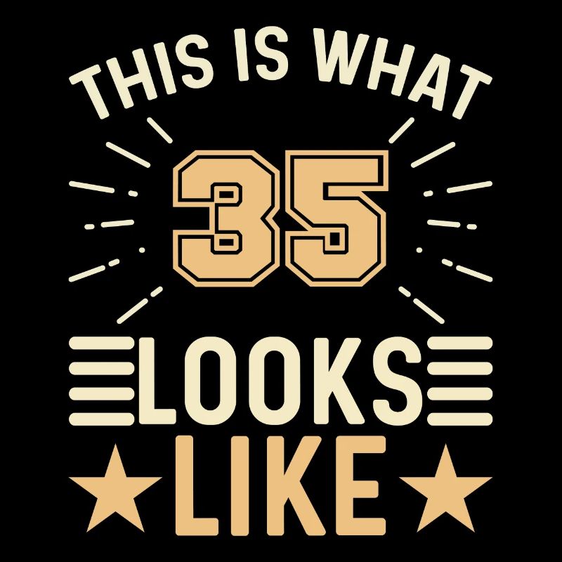 ressemble à - 35 ans 35e anniversaire