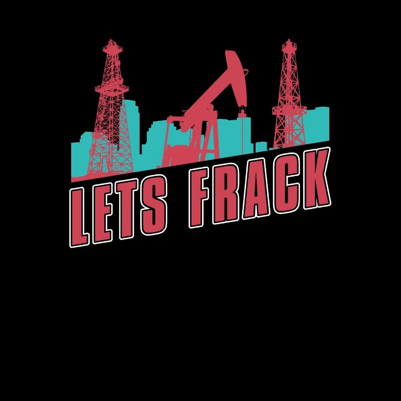 Ölfeld Bohrinsel Humor Fracking