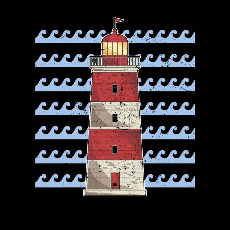 Mer vagues océan cadeau phare