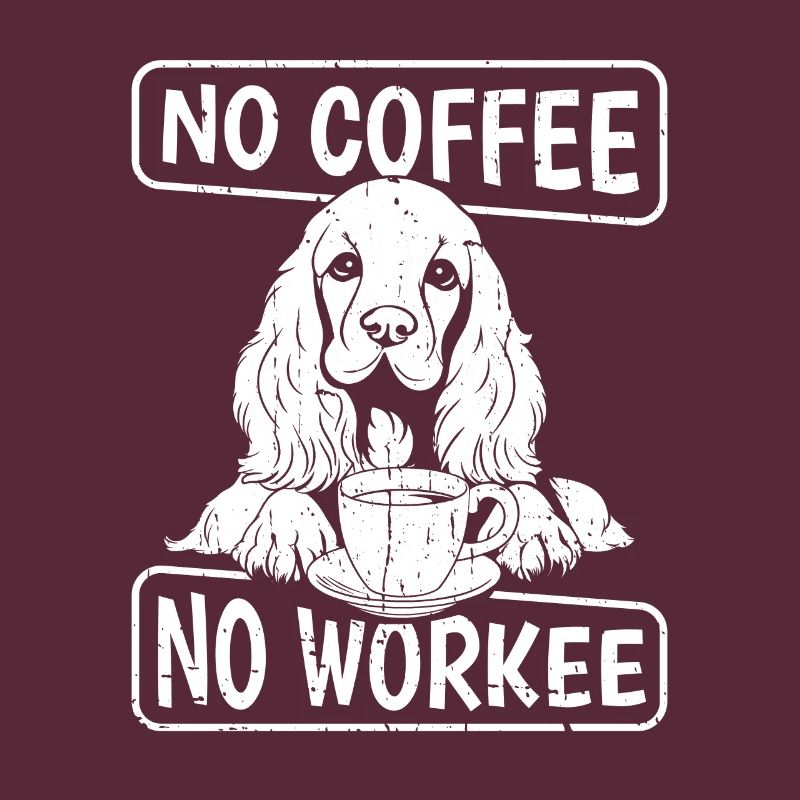 Kaffee Cafe Cocker Spaniel Hund