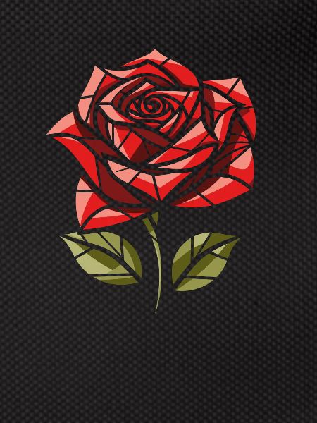 Red Rose Goth Cool