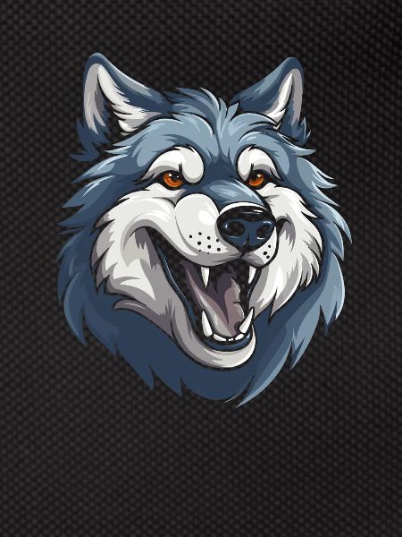 Wolf Smiling