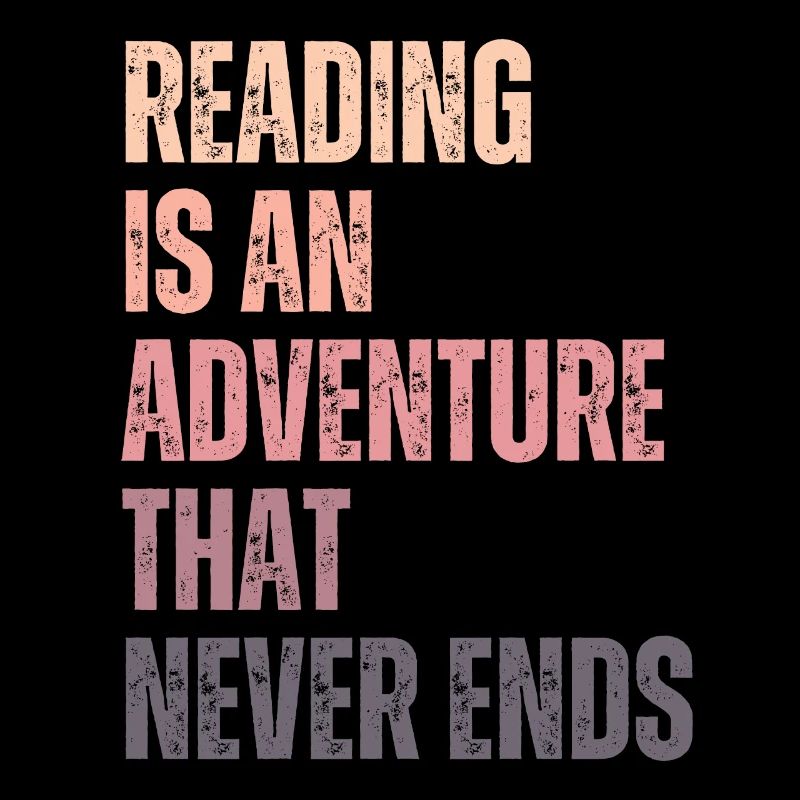 Reading is an adventure book lover