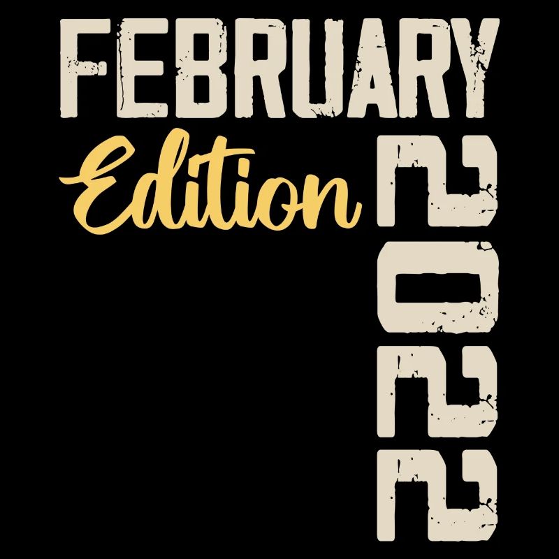 February 2022 Birthday February 2022 Retro