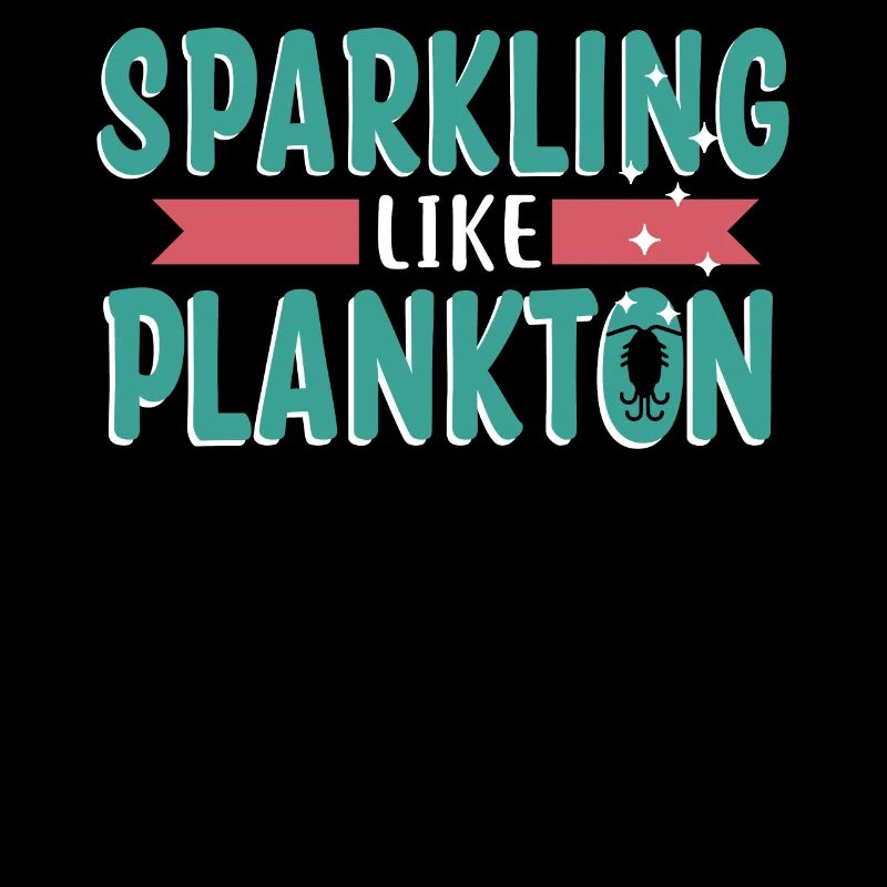Scintillement comme le plancton - créature marine