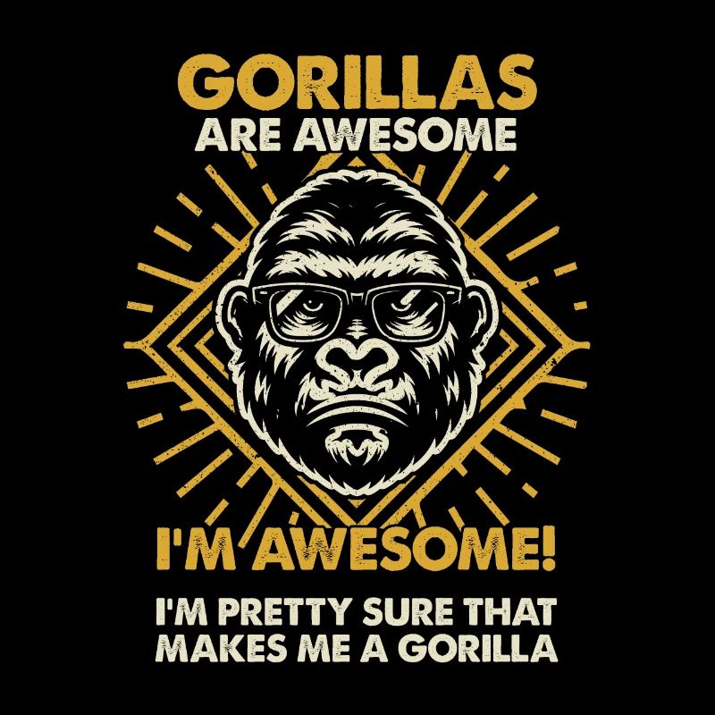 Gorillas Are Great - Mama Dad