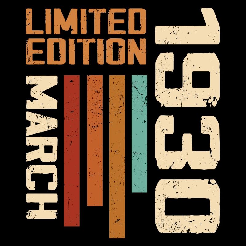 Mars 1930 Anniversaire 1930 Retro 1930 Mars