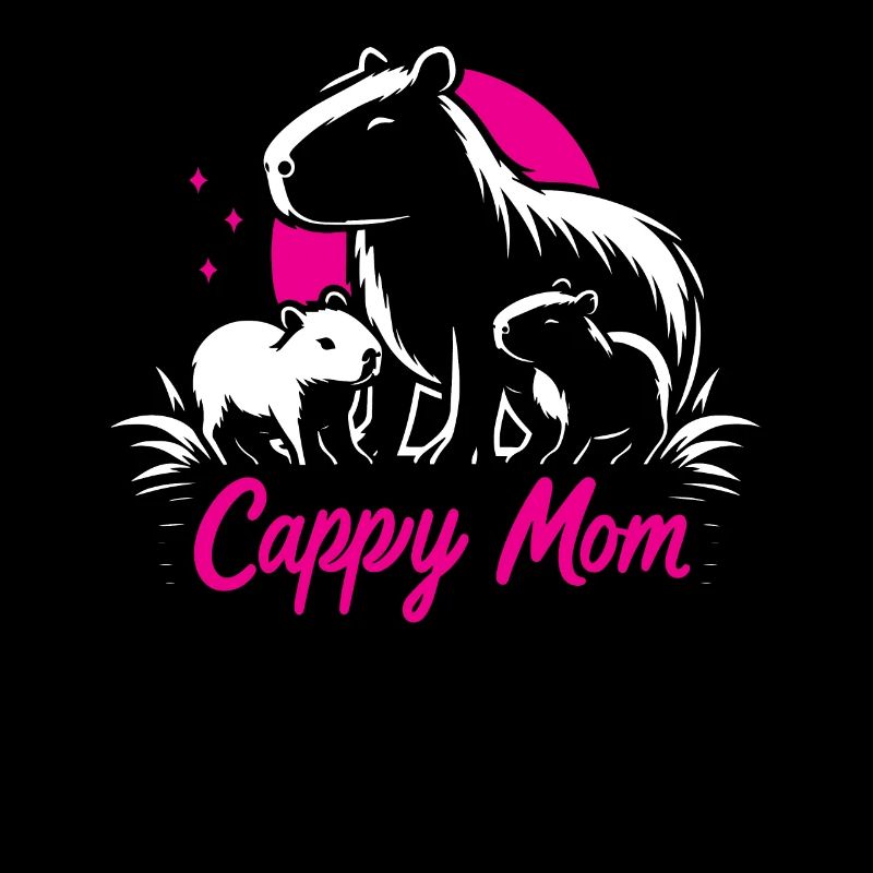 Capybara Wasserschwein Cappy Maman
