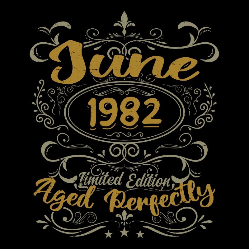1982 June 1982 Birthday Gift June 1982 June