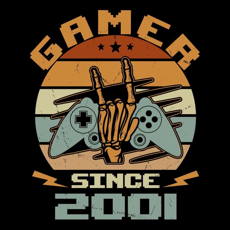 Gamer seit 2001 - Gaming-Jubiläumsgeschenk 2001