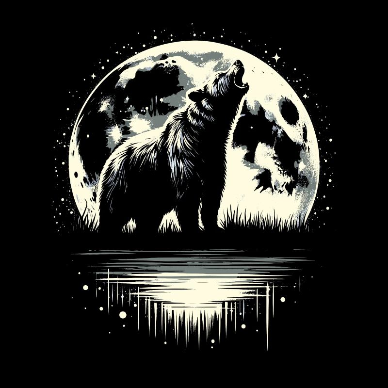 Ours Brun Ours Lune Hurlant