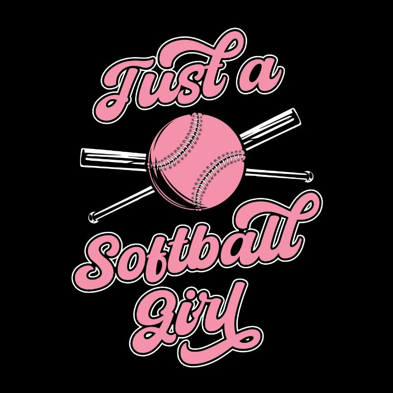 Softball juste une fille de softball