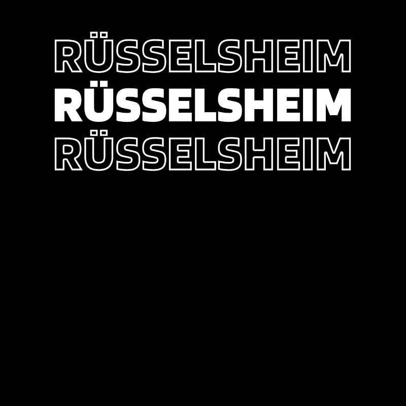 German city Rüsselsheim am Main Hesse