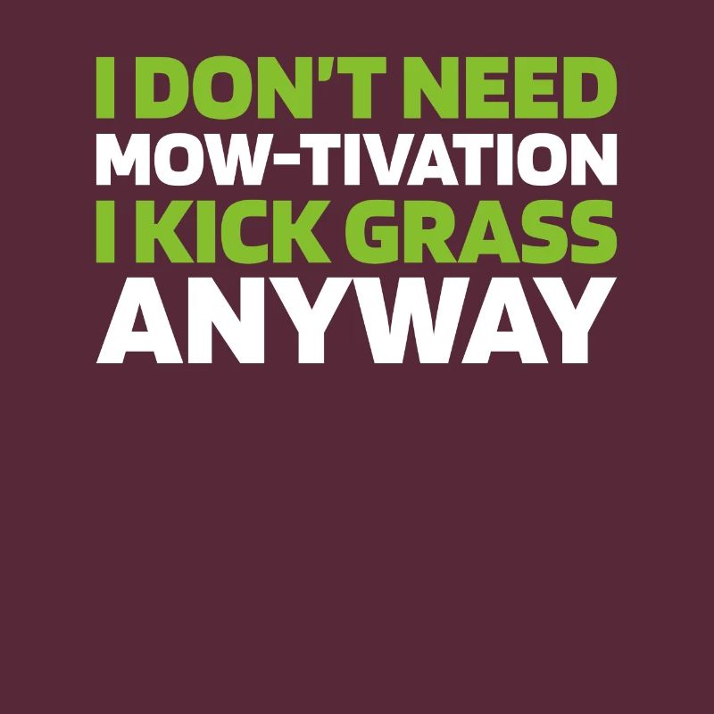 Lawn mower mowing