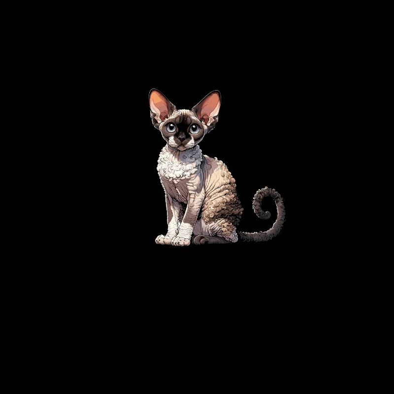 Katzen Glitzer - Devon Rex