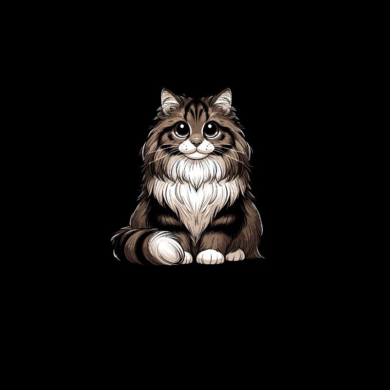 Chats Paillettes - Chat des forêts norvégiennes