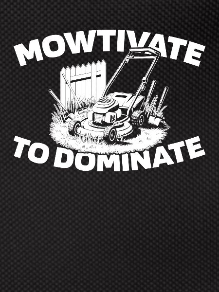 Lawn mower mowing
